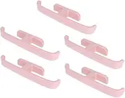 MAGICLULU 5pcs Door Shoe Hangers Slipper Sponge Holder Door Hanger Pull Hanging Door Organizer Broom Toothbrush Holder Wall Mounted Hooks Holders Shelving Shoe Shelf Shoes Storage Shelf Pink