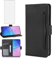 Compatible with Samsung Galaxy S10 Lite Wallet Tempered Glass Screen Protector