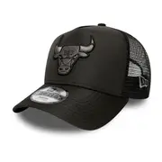 New Era A-Frame Trucker Kids Cap - RIPSTOP Chicago Bulls Black Youth - (54-56cm)