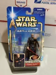 2002 Star Wars Saga Attack of the Clones Collection 1 Count Dooku Figure #27