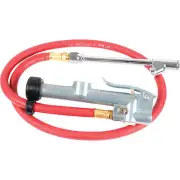 Klutch Tire Inflator with Gauge, 36in. Hose, 10-120 PSI
