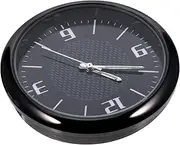 1pc Car Clock Auto Bycicle Adhesive Clock Digital Dash Car Vent Miniature Clock Digital Clocks Luminous Quartz Clock Stick on Dashboard Clock Car Dash Clock Stick Clock Black Glass