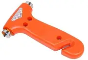 2 in 1 Safety Hammer Life-Saving Hammer Escape Hammer Car Window Broken Glass Breaker Escape Tool Mini Portable Life Hammer - Orange
