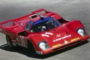 Gianpiero Moretti Teodoro Zeccoli Herbert Muller Ferrari 512 Monza 1971 Photo 4