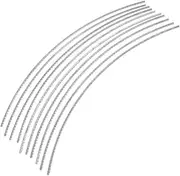 ERINGOGO Easy Shape Guitar Fret Wire 10pcs Folk Guitar Fret Wire Set 200mm for Repair Building