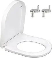 Toilet Seat Cover, D/U Shape Toilet Seats, Soft Close, Easy Clean, Suitable for Most Standard D/U-Shaped Toilets, Sturdy and Comfortable, Durability, Quick & Easy Installation