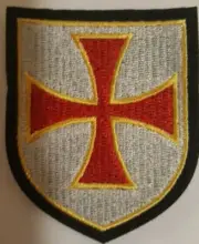 Knight Templar Christian Cross Patch