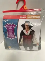 Vampire Halloween Costume Size M for Adult