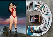 Vampirella Playing Cards (Poker Deck 54 Cards All Different) Vintage Fantasy Comic Art by Enrich Torres