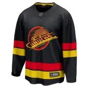 Fanatics Vancouver Canucks Alternate Breakaway NHL Mesh Jersey Black M
