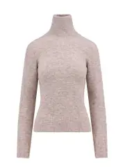 [Isabel Marant] Isabel Marant-Alpaca Blend Sweater With Metal Buttons-Donna 36