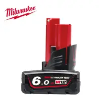 在飛比找momo購物網優惠-【Milwaukee 美沃奇】12V鋰電池 6.0AH-M1