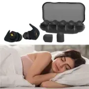 Black Noise Prevention Earplugs Noise Reduction soft Cases +Plastic