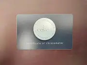 Authentic Corum Chronometer Certificate of Authenticity for 575418