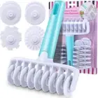 Curling Embosser Roller Pastry Wheel Pie Crust Decorator Dough Cutting Tool