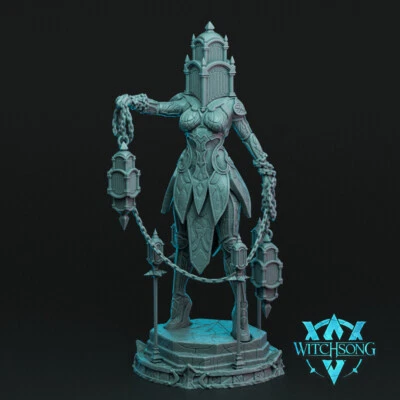 Lady of the Depths - 3D Printed Model - DnD Frostgrave Wargaming RPG