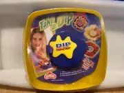 "Take a Dip" 2 Cup Container Lunch Plastic(Snack & Dip Container in One) ggg1