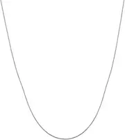 [JewelryWeb] 925 Sterling Silver Rhodium Plated 1.2mm Round Franco Chain Necklace Lobster Lock Closure Chain-Necklace for Women and Men