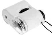 Microscopes Equipment 60X Mini Pocket Portable Microscope Magnifying Glass Led