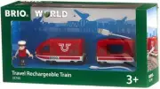 BRIO Travel Rechargeable Train 4 Pieces - Wooden Toy for Kids, Fun Play