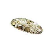 Culturesse Leonora Handmade 7cm Barrette Clip Women's Accessory Vintage Shine