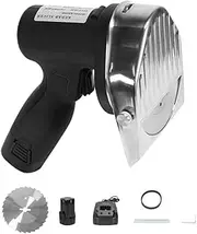 Wireless Electric Kebab Knife Shawarma Doner Slicer, Adjust Thickness, Rechargeable Shawarma Gyro Cutter for Meat Tool, with 2 Stainless Steel Blades
