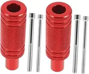 Generic Motorcycle Turn Light Bracket Set 2pcs Aluminum Alloy Bracket Universal Fit for Motorbike Tail Light Mounting Bracket Easy Install Lightbar Mounts for Scooter