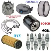 Tune Up Kit Filters Cap Wire Plugs For OLDSMOBILE CUTLASS SUPREME V6 3.8L 1986