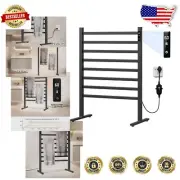 Space-Saving Freestanding Towel Warmer - Modern Design for Luxurious Bathrooms