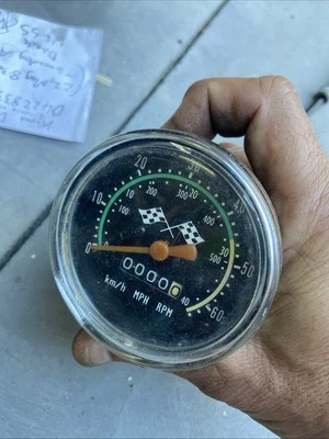 Sears, Vintage Bicycle Speedo Speedometer/ RPM Made in Japan Dragster