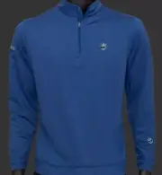 BRAND NEW Scotty Cameron Agave Man Perth Melange Quarter Zip Pullover Blue Large