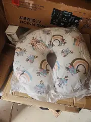 Dream On Me Nursing Pillow and Positioner- Rainbow White