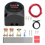 VEVOR Dual Battery Isolator Kit, 140Amp, Manual and Auto Modes VSR Voltage Sensitive Relay with LCD Screen, Smart Battery Isolator for ATV UTV RV Camp