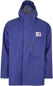 [Stormline] Stormtex 248B Midweight 550gsm PVC Waterproof Workwear Jacket for Construction, Farming, Angling, Fishing - Blue