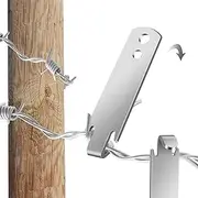 Fence Wire Twister for T Post Clips,Barb T-Post Fencing Tool,Fence Wire Tensioning Tool Twister for Fence,Wire Twister Steel,Wire Galvanized Twisted,Wire Fence Tools for Fencing Wire(2 Pack)