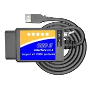 USB OBD2 ELM327 Cable Adapter Scanner Code Reader ELM 327 Diagnostic Tool OBD...