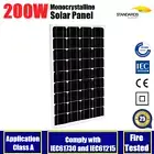 12V 200W Mono Solar Panel 200watt Fixed PV Caravan RV Camp Battery Charging