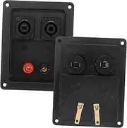 LALAFINA 2pcs Speaker Box Terminal Connector Kit Reliable Speaker Enclosure Connectors for and