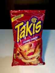New Limited Edition Takis Churro Charge Cinnamon Sugar Tortilla Chips 9.9oz