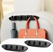 DICMKY 2 Pack Car Seat Hooks for Tesla Model Y Model 3 Accessories 2024 2023 2022 2021, Car Seat Back Hanger for Purses and Bags, Handbag Backpack Grocery Bag Holder, Car Seat Back Organizers