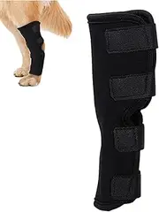 Dog Leg Brace - Comfortable Elastic Adjustable Dog Leg Sleeve to Stop Licking,Protective Dog Recovery Sleeve to Prevent Licking, All Seasons Dog Leg Braces for Back Leg, Wounds, Bandages