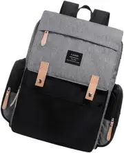 AIMALL Multifunctional Baby Diaper Backpack Changing Bag Nappy Mummy with Adj...
