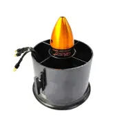 QX-Motor 70mm 6 Blade EDF Ducted Fan Unit With QF2822 3000KV 4S BrushlessMotor for RC Airplane Jet