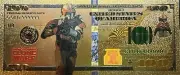 Commander Cody - Gold Clone Wars Star Wars Banknote Collectible