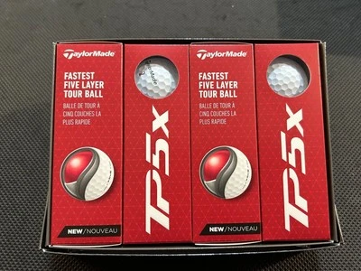 TaylorMade TP5x Golf Balls - 1 Dozen - White