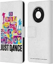 Official Just Dance Silhouette 4 Artwork Compositions Leather Book Wallet Case Cover Compatible with Huawei Mate 40 Pro 5G