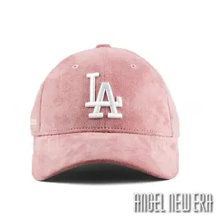 【MLB OF cap】LA 洛杉磯 道奇 類麂皮 粉紅 老帽 棒球帽 大谷翔平 山本由伸【ANGEL NEW ERA】