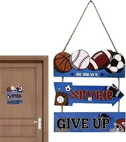Basketball Wall Decor - Sport Bedroom Wall Decor,Inspirational Art Decoration for Boys Girls Playroom Classroom Home Bathroom Living Room