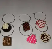 Chocolate Candy Wine Glass Charms Accessory Candy Sweets