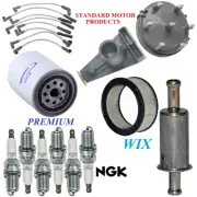 Tune Up Kit Filters Cap Spark Plugs Wire For FORD F-250 L6 4.9L; 1 bbl. 1979 (for: Ford)